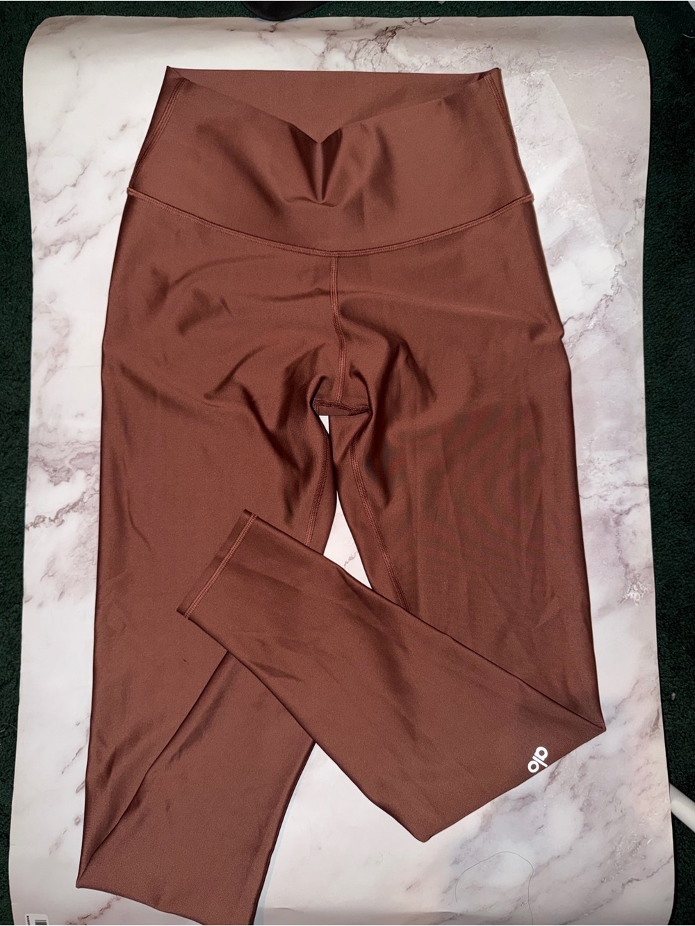 ALO Yoga High-Waist Chocolate Brown Leggings